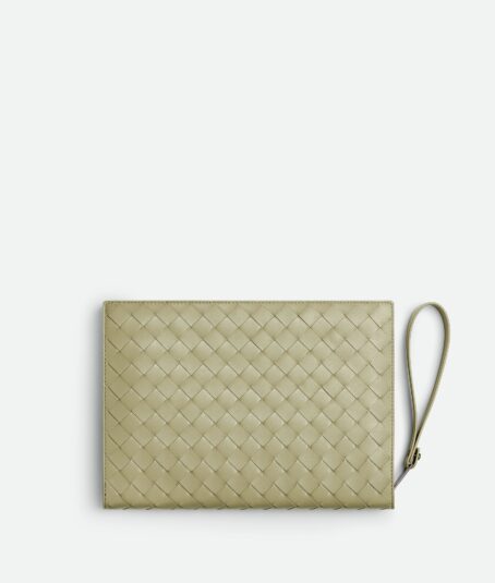 Small Intrecciato Document Case With Wristlet - Image 7