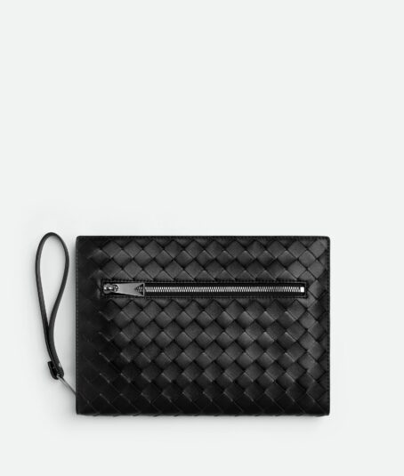 Small Intrecciato Document Case With Wristlet - Image 2