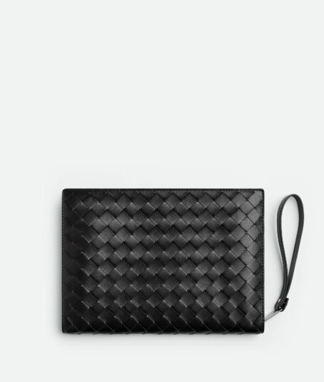 Small Intrecciato Document Case With Wristlet - Image 4