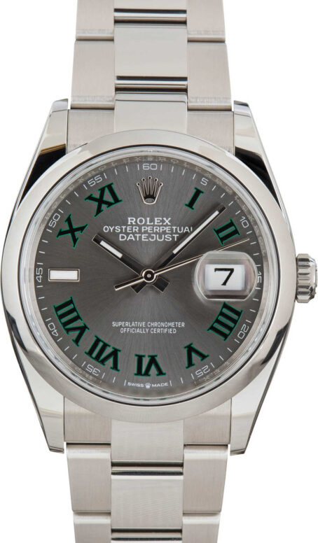 Rolex Datejust 126200 Wimbledon Dial